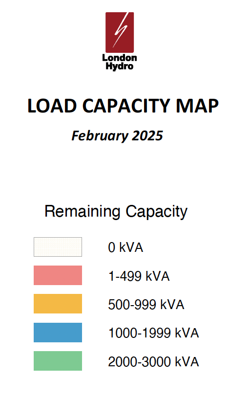 Load capacity map legend