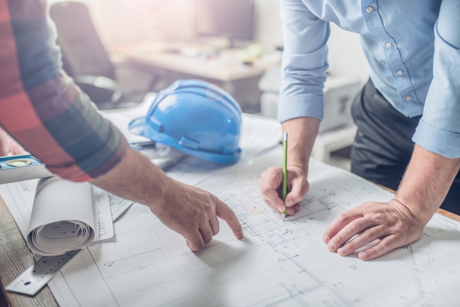 Blueprints Looking at blueprints