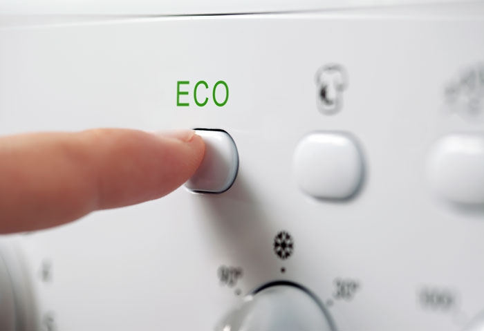 Photo of clothes dryer ECO setting