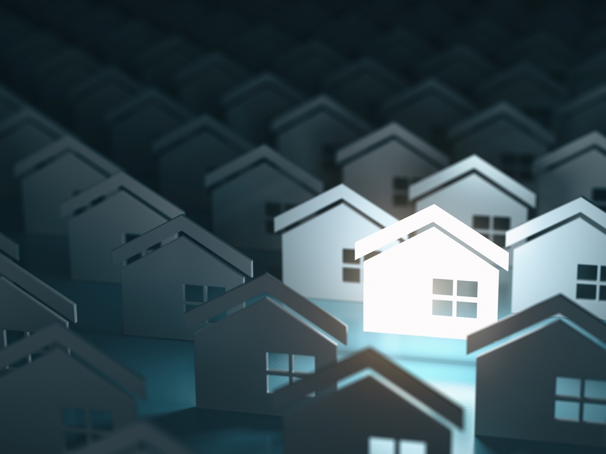 Your Homes Paper Cutout of houses